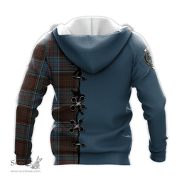 Scottish MacGregor Hastie Clan Tartan Hoodie - Lion Rampant And Celtic Thistle Style Scottish Plaid Tartan Plaid
