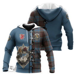 Scottish MacGregor Hastie Clan Tartan Hoodie - Lion Rampant And Celtic Thistle Style Scottish Plaid Tartan Plaid