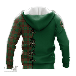 Scottish MacKinnon Hunting Modern Clan Tartan Hoodie - Lion Rampant And Celtic Thistle Style Scottish Plaid Tartan Plaid