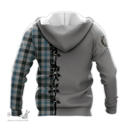 Scottish Henderson Dress Clan Tartan Hoodie - Lion Rampant And Celtic Thistle Style Scottish Plaid Tartan Plaid