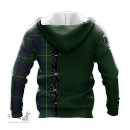 Scottish MacIntyre Hunting Clan Tartan Hoodie - Lion Rampant And Celtic Thistle Style Scottish Plaid Tartan Plaid