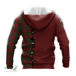 Scottish MacAulay Clan Tartan Hoodie - Lion Rampant And Celtic Thistle Style Scottish Plaid Tartan Plaid