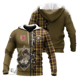 Scottish Jardine Clan Tartan Hoodie - Lion Rampant And Celtic Thistle Style Scottish Plaid Tartan Plaid