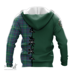 Scottish Inglis Ancient Clan Tartan Hoodie - Lion Rampant And Celtic Thistle Style Scottish Plaid Tartan Plaid