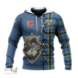 Scottish Hope Ancient Clan Tartan Hoodie - Lion Rampant And Celtic Thistle Style Scottish Plaid Tartan Plaid