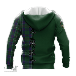 Scottish Hunter of Hunterston Clan Tartan Hoodie - Lion Rampant And Celtic Thistle Style Scottish Plaid Tartan Plaid
