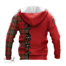 Scottish Langlands Clan Tartan Hoodie - Lion Rampant And Celtic Thistle Style Scottish Plaid Tartan Plaid