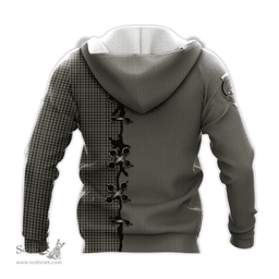 Scottish Haig Clan Tartan Hoodie - Lion Rampant And Celtic Thistle Style Scottish Plaid Tartan Plaid