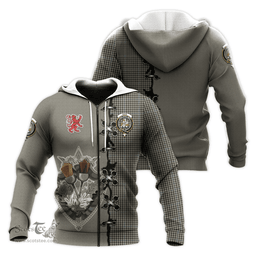 Scottish Haig Clan Tartan Hoodie - Lion Rampant And Celtic Thistle Style Scottish Plaid Tartan Plaid