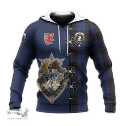 Scottish Home (Hume) Clan Tartan Hoodie - Lion Rampant And Celtic Thistle Style Scottish Plaid Tartan Plaid