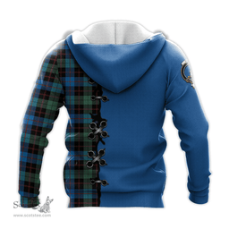 Scottish Guthrie Ancient Clan Tartan Hoodie - Lion Rampant And Celtic Thistle Style Scottish Plaid Tartan Plaid