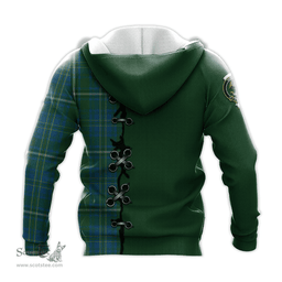 Scottish Hay Hunting Clan Tartan Hoodie - Lion Rampant And Celtic Thistle Style Scottish Plaid Tartan Plaid