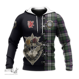Scottish MacCallum Dress Clan Tartan Hoodie - Lion Rampant And Celtic Thistle Style Scottish Plaid Tartan Plaid