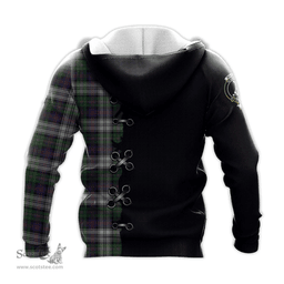 Scottish MacCallum Dress Clan Tartan Hoodie - Lion Rampant And Celtic Thistle Style Scottish Plaid Tartan Plaid