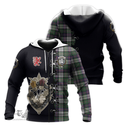 Scottish MacCallum Dress Clan Tartan Hoodie - Lion Rampant And Celtic Thistle Style Scottish Plaid Tartan Plaid