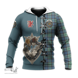 Scottish Leslie Hunting Ancient Clan Tartan Hoodie - Lion Rampant And Celtic Thistle Style Scottish Plaid Tartan Plaid