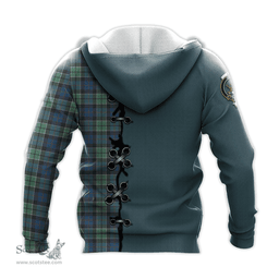 Scottish Leslie Hunting Ancient Clan Tartan Hoodie - Lion Rampant And Celtic Thistle Style Scottish Plaid Tartan Plaid
