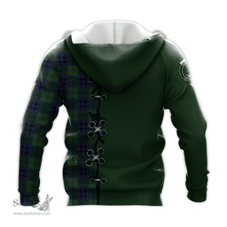 Scottish Keith Modern Clan Tartan Hoodie - Lion Rampant And Celtic Thistle Style Scottish Plaid Tartan Plaid