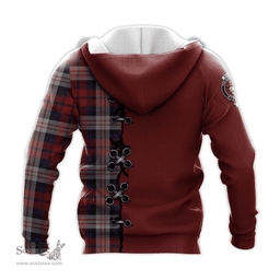 Scottish MacDonald Dress Irish Clan Tartan Hoodie - Lion Rampant And Celtic Thistle Style Scottish Plaid Tartan Plaid