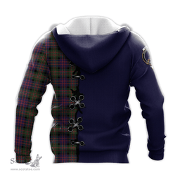 Scottish MacDonnell of Glengarry Modern Clan Tartan Hoodie - Lion Rampant And Celtic Thistle Style Scottish Plaid Tartan Plaid