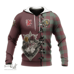 Scottish MacGregor Hunting Ancient Clan Tartan Hoodie - Lion Rampant And Celtic Thistle Style Scottish Plaid Tartan Plaid