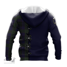 Scottish Lumsden Hunting Clan Tartan Hoodie - Lion Rampant And Celtic Thistle Style Scottish Plaid Tartan Plaid