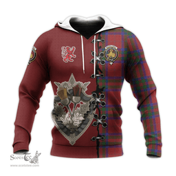 Scottish MacGillivray Clan Tartan Hoodie - Lion Rampant And Celtic Thistle Style Scottish Plaid Tartan Plaid