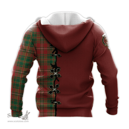 Scottish Hay Ancient Clan Tartan Hoodie - Lion Rampant And Celtic Thistle Style Scottish Plaid Tartan Plaid