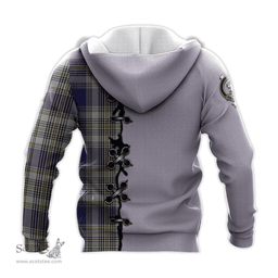 Scottish Livingston Dress Clan Tartan Hoodie - Lion Rampant And Celtic Thistle Style Scottish Plaid Tartan Plaid