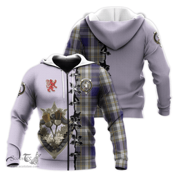 Scottish Livingston Dress Clan Tartan Hoodie - Lion Rampant And Celtic Thistle Style Scottish Plaid Tartan Plaid