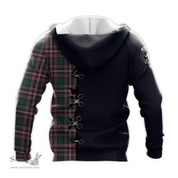 Scottish MacFarlane Hunting Modern Clan Tartan Hoodie - Lion Rampant And Celtic Thistle Style Scottish Plaid Tartan Plaid