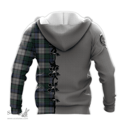 Scottish Graham Dress Clan Tartan Hoodie - Lion Rampant And Celtic Thistle Style Scottish Plaid Tartan Plaid