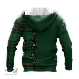 Scottish Halkett Clan Tartan Hoodie - Lion Rampant And Celtic Thistle Style Scottish Plaid Tartan Plaid