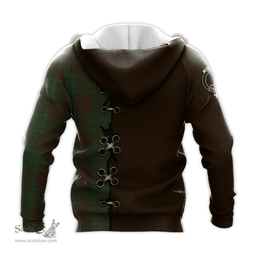 Scottish MacAlister of Glenbarr Hunting Clan Tartan Hoodie - Lion Rampant And Celtic Thistle Style Scottish Plaid Tartan Plaid