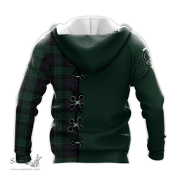 Scottish Stewart Old Clan Tartan Hoodie - Lion Rampant And Celtic Thistle Style Scottish Plaid Tartan Plaid