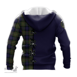 Scottish MacLaren Modern Clan Tartan Hoodie - Lion Rampant And Celtic Thistle Style Scottish Plaid Tartan Plaid