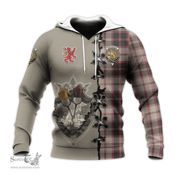 Scottish MacPherson Hunting Ancient Clan Tartan Hoodie - Lion Rampant And Celtic Thistle Style Scottish Plaid Tartan Plaid