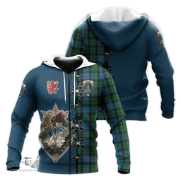 Scottish Morrison Society Clan Tartan Hoodie - Lion Rampant And Celtic Thistle Style Scottish Plaid Tartan Plaid