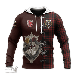 Scottish Menzies Hunting Clan Tartan Hoodie - Lion Rampant And Celtic Thistle Style Scottish Plaid Tartan Plaid