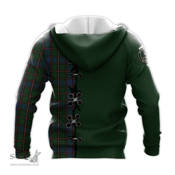 Scottish Skene Clan Tartan Hoodie - Lion Rampant And Celtic Thistle Style Scottish Plaid Tartan Plaid