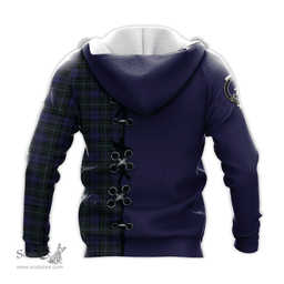 Scottish Sempill Clan Tartan Hoodie - Lion Rampant And Celtic Thistle Style Scottish Plaid Tartan Plaid