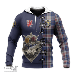 Scottish Stewart of Appin Hunting Dress Clan Tartan Hoodie - Lion Rampant And Celtic Thistle Style Scottish Plaid Tartan Plaid