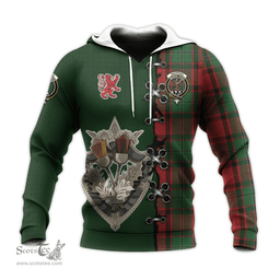 Scottish MacPhail Clan Tartan Hoodie - Lion Rampant And Celtic Thistle Style Scottish Plaid Tartan Plaid
