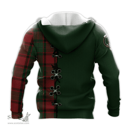 Scottish MacPhail Clan Tartan Hoodie - Lion Rampant And Celtic Thistle Style Scottish Plaid Tartan Plaid