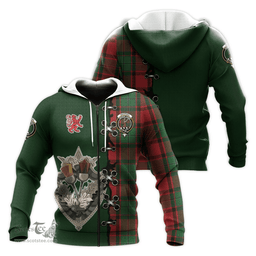 Scottish MacPhail Clan Tartan Hoodie - Lion Rampant And Celtic Thistle Style Scottish Plaid Tartan Plaid