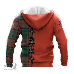 Scottish Stewart of Appin Ancient Clan Tartan Hoodie - Lion Rampant And Celtic Thistle Style Scottish Plaid Tartan Plaid