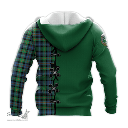 Scottish Murray of Atholl Ancient Clan Tartan Hoodie - Lion Rampant And Celtic Thistle Style Scottish Plaid Tartan Plaid
