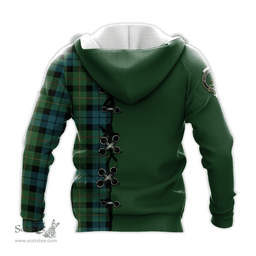 Scottish Rollo Ancient Clan Tartan Hoodie - Lion Rampant And Celtic Thistle Style Scottish Plaid Tartan Plaid