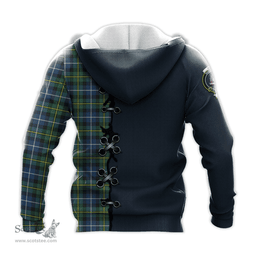 Scottish MacNeil of Barra Ancient Clan Tartan Hoodie - Lion Rampant And Celtic Thistle Style Scottish Plaid Tartan Plaid