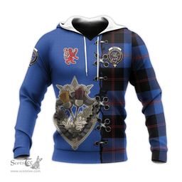 Scottish Maule Clan Tartan Hoodie - Lion Rampant And Celtic Thistle Style Scottish Plaid Tartan Plaid